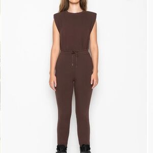 Akira boxy shoulder jumpsuit